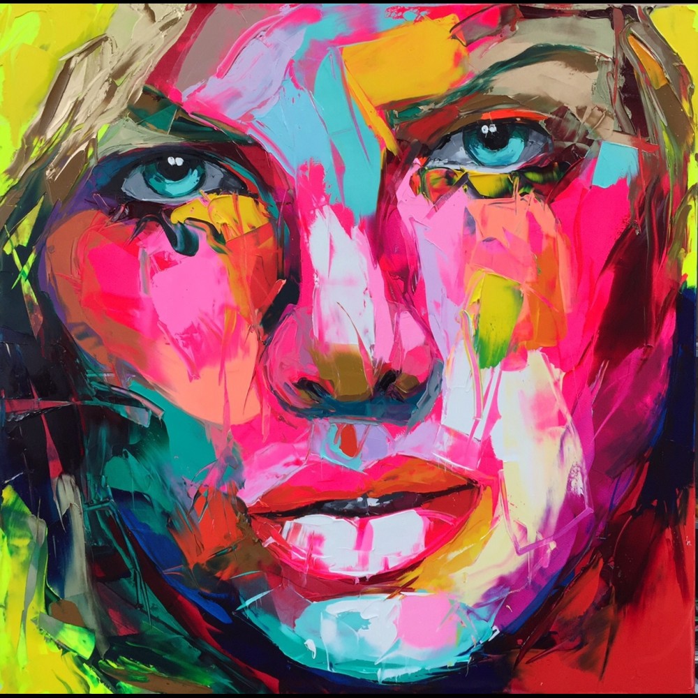 Francoise Nielly Portrait Palette Painting Expression Face192